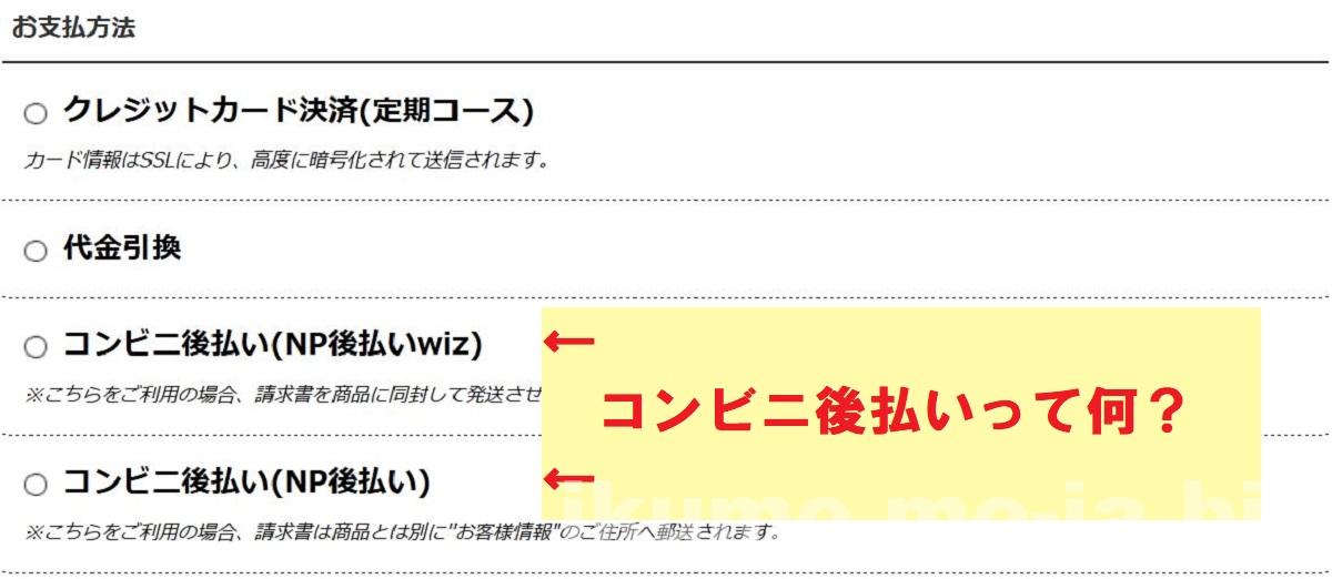 アルガスのコンビニ後払いって何